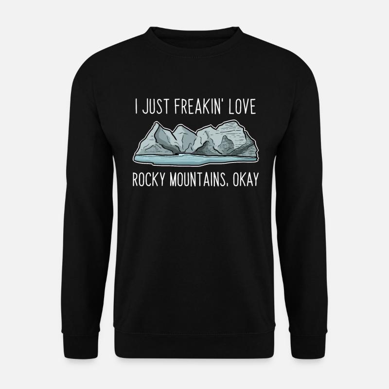Rocky Mountains - Unisex Sweatshirt - black