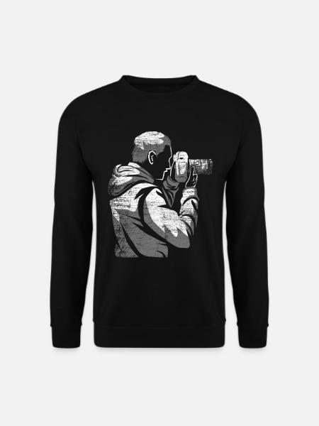 Fotograf Kamera Geschenk - Unisex Pullover - Schwarz