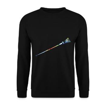 Karna Geschenk - Unisex Pullover - Schwarz - Vorne - Alina (178cm) & Michal (187cm)