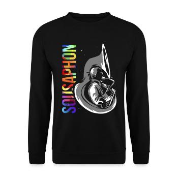 Sousaphon - Unisex Pullover - Schwarz - Vorne - Alina (178cm) & Michal (187cm)