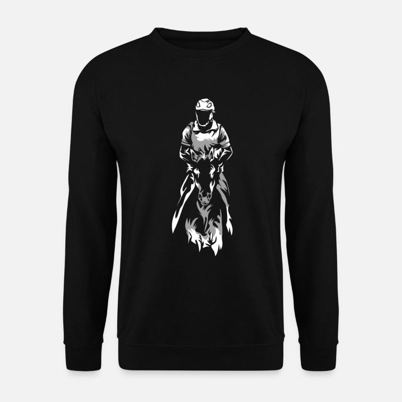 Ausdauer Reitergeschenk - Unisex Pullover - Schwarz