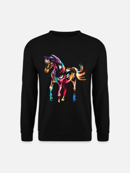 Araber Pferd - Unisex Pullover - Schwarz