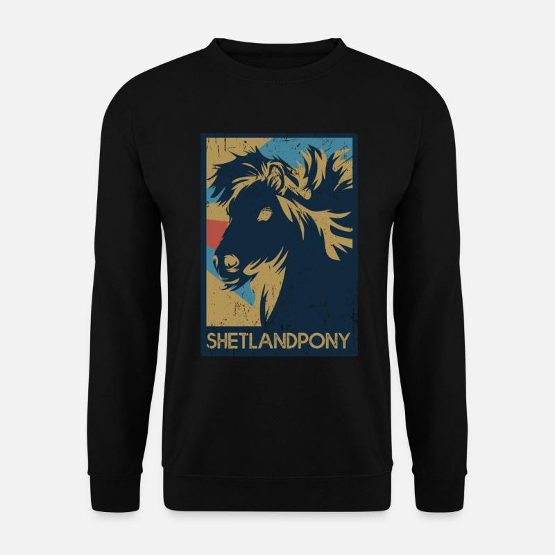 Shetland pony - Unisex Sweatshirt - black