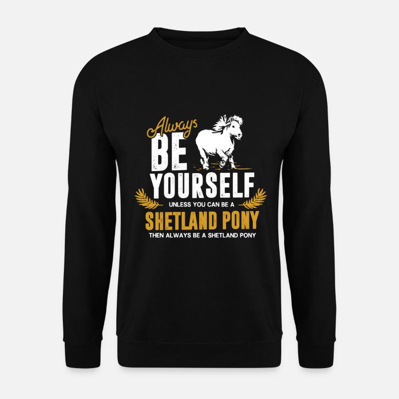 Shetland pony - Unisex Sweatshirt - black