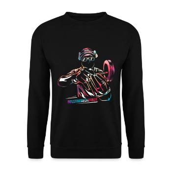 Industriemechaniker - Unisex Pullover - Schwarz - Vorne - Alina (178cm) & Michal (187cm)