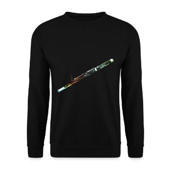 Fagott - Unisex Pullover - Schwarz - Vorne - Alina (178cm) & Michal (187cm)