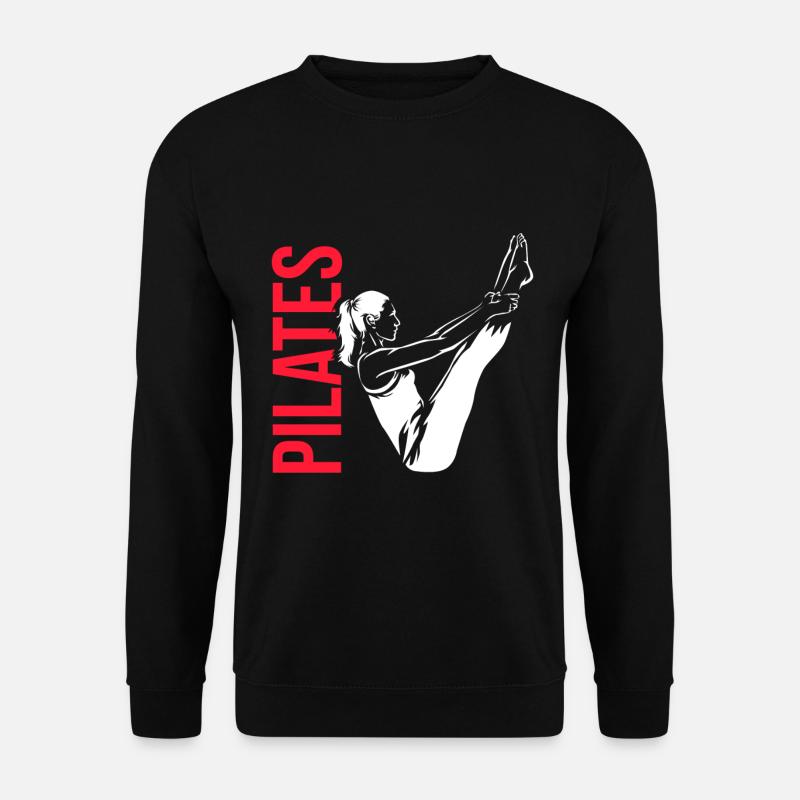 Pilates-Übung - Unisex Pullover - Schwarz
