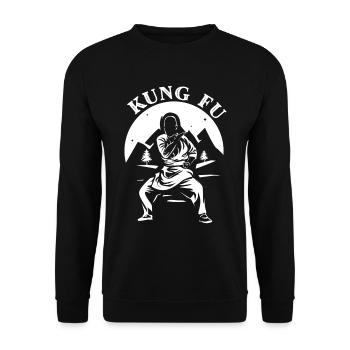 Kung Fu - Sweat-shirt Unisexe - noir - Devant - Alina (178cm) & Michal (187cm)