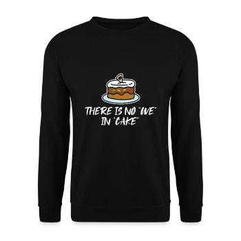 Kuchen - Unisex Pullover - Schwarz - Vorne - Alina (178cm) & Michal (187cm)
