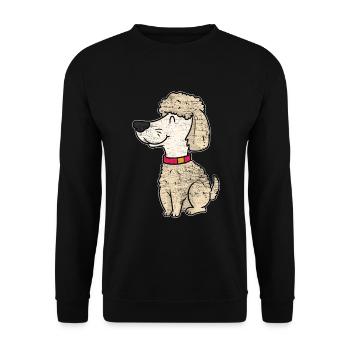Obedience dog sport - Unisex Sweatshirt - black - Front - Alina (178cm) & Michal (187cm)