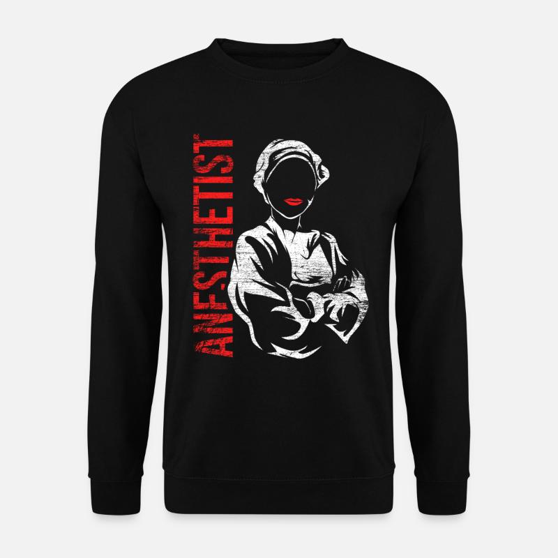 Anesthesiologist doctor gift - Unisex Sweatshirt - black
