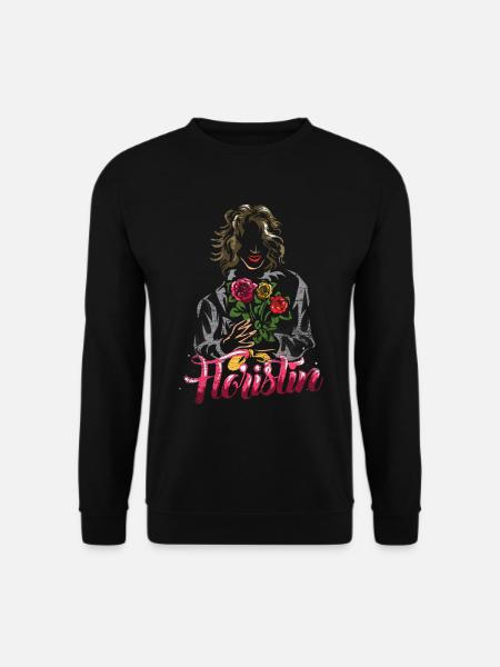 Blumenladen Blumen Floristin - Unisex Pullover - Schwarz