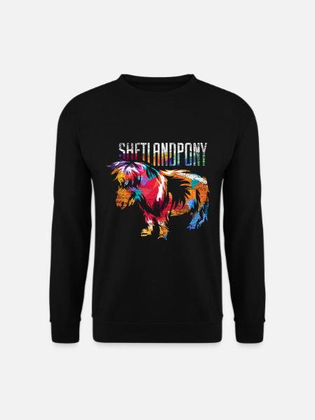 Shetland pony - Unisex Sweatshirt - black
