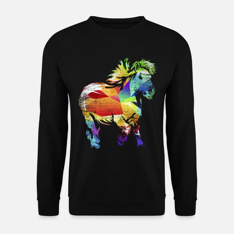 Shetland pony gift - Unisex Sweatshirt - black