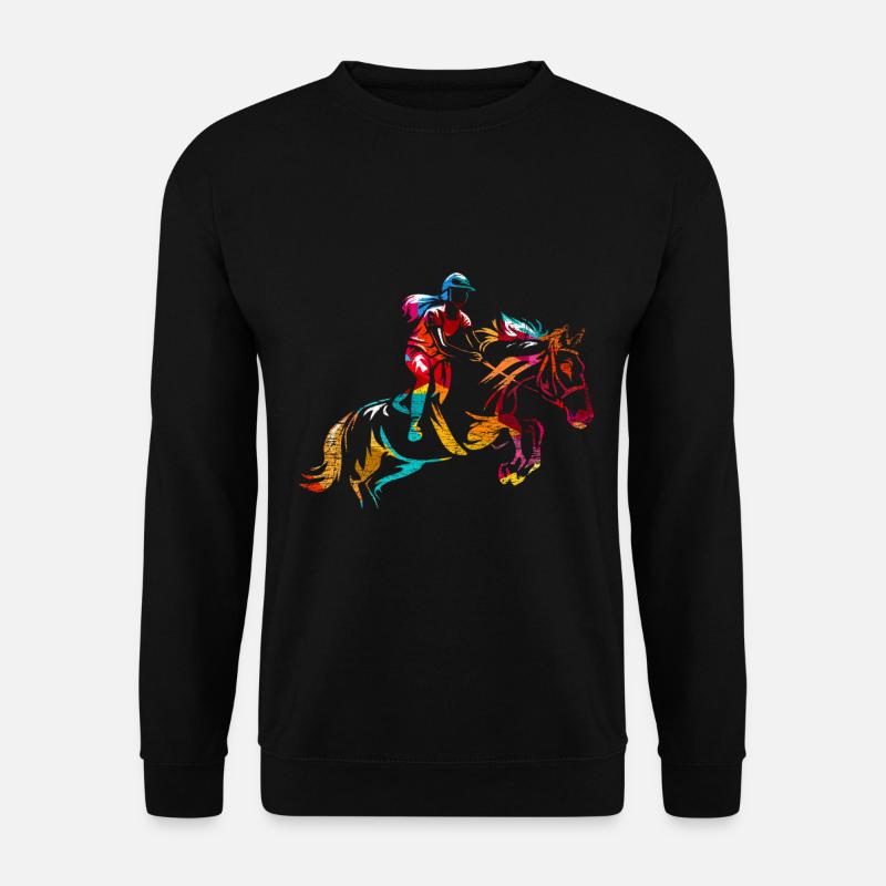 Cadeau de saut d'obstacles - Sweat-shirt Unisexe - noir