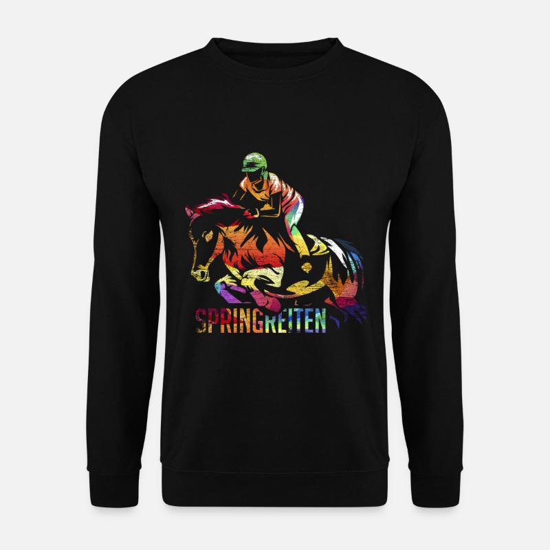 Cadeau de saut d'obstacles - Sweat-shirt Unisexe - noir