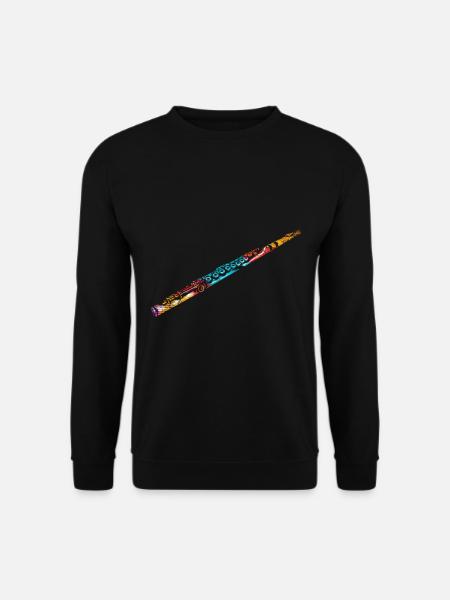 Western Konzertflöten Geschenk - Unisex Pullover - Schwarz