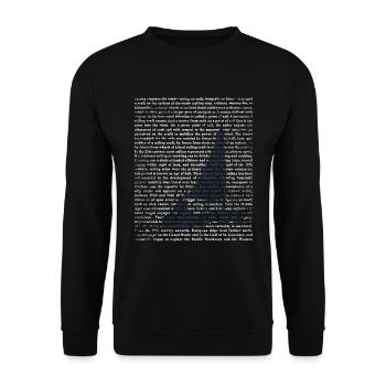 Cadeau de voile pour voilier - Sweat-shirt Unisexe - noir - Devant - Alina (178cm) & Michal (187cm)