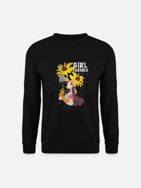 Bäuerin Landwirtin Geschenk - Unisex Pullover - Schwarz