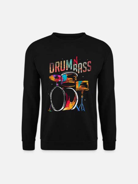 Drum and bass - Unisex Sweatshirt - black