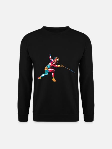 Fecht Geschenk - Unisex Pullover - Schwarz