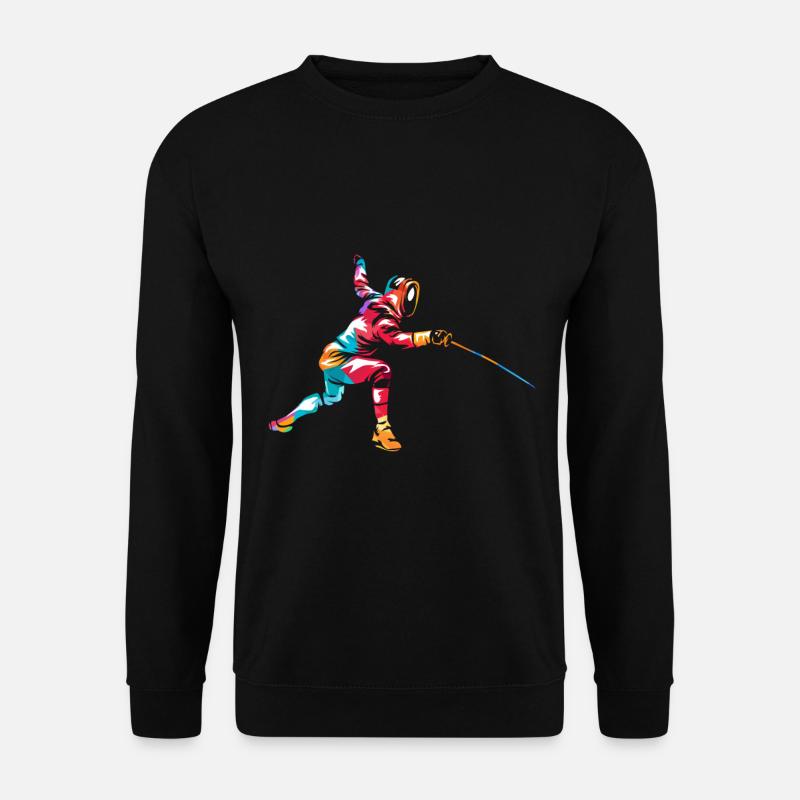 Fecht Geschenk - Unisex Pullover - Schwarz