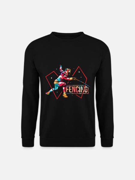 Fecht Geschenk - Unisex Pullover - Schwarz
