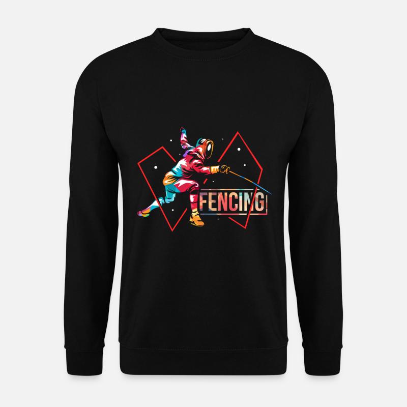 Fecht Geschenk - Unisex Pullover - Schwarz
