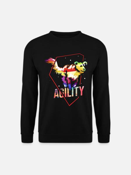 Dog agility - Unisex Sweatshirt - black