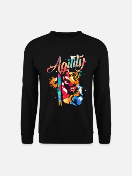 Hunde Agility - Unisex Pullover - Schwarz