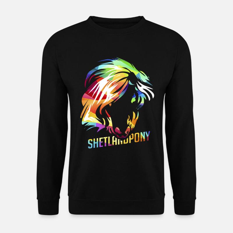 Shetlandpony - Unisex Pullover - Schwarz