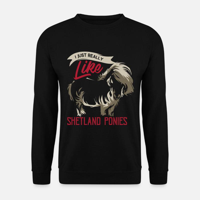 Shetland pony - Unisex Sweatshirt - black