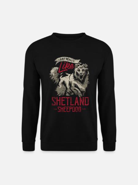 Shetland Schäferhund Geschenk - Unisex Pullover - Schwarz