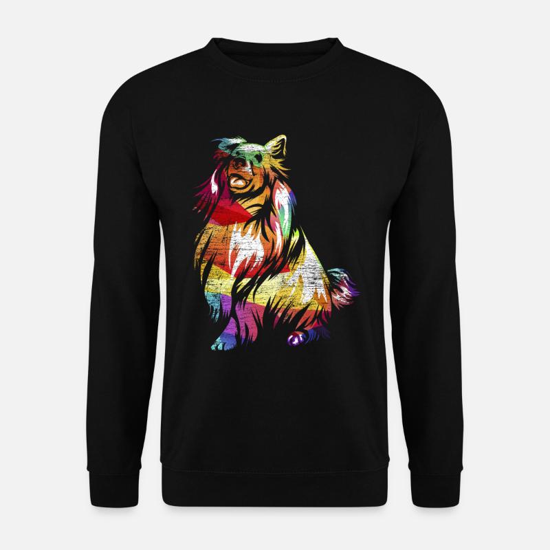 Shetland sheepdog gift - Unisex Sweatshirt - black