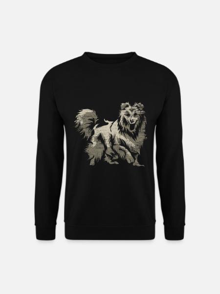 Shetland Schäferhund Geschenk - Unisex Pullover - Schwarz