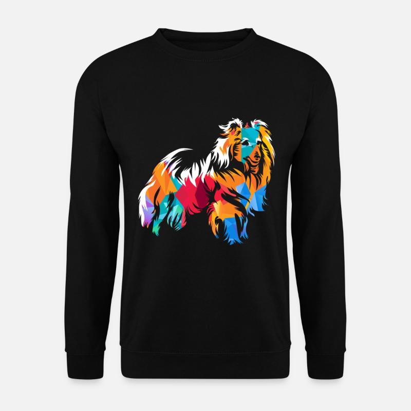 Shetland Schäferhund Geschenk - Unisex Pullover - Schwarz