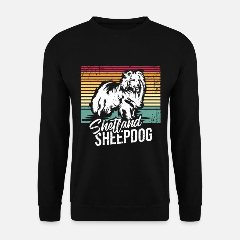 Shetland Shepherd Gift - Unisex Sweatshirt - black