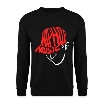 Hip hop - Sweat-shirt Unisexe - noir - Devant - Alina (178cm) & Michal (187cm)