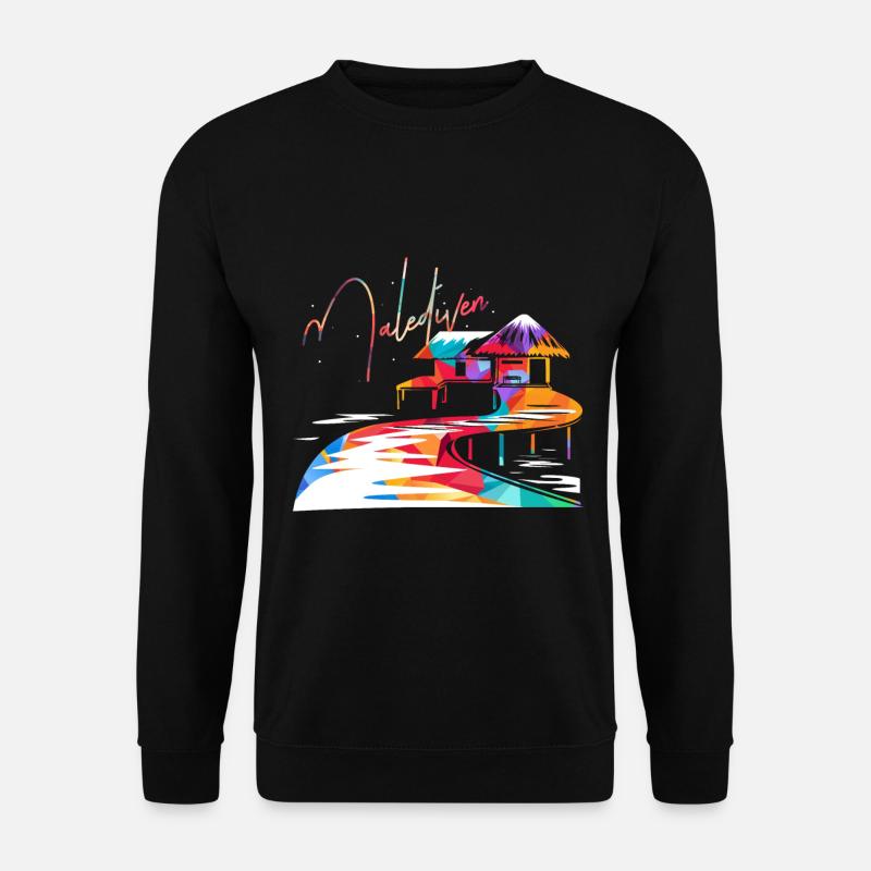 Maldives - Unisex Sweatshirt - black