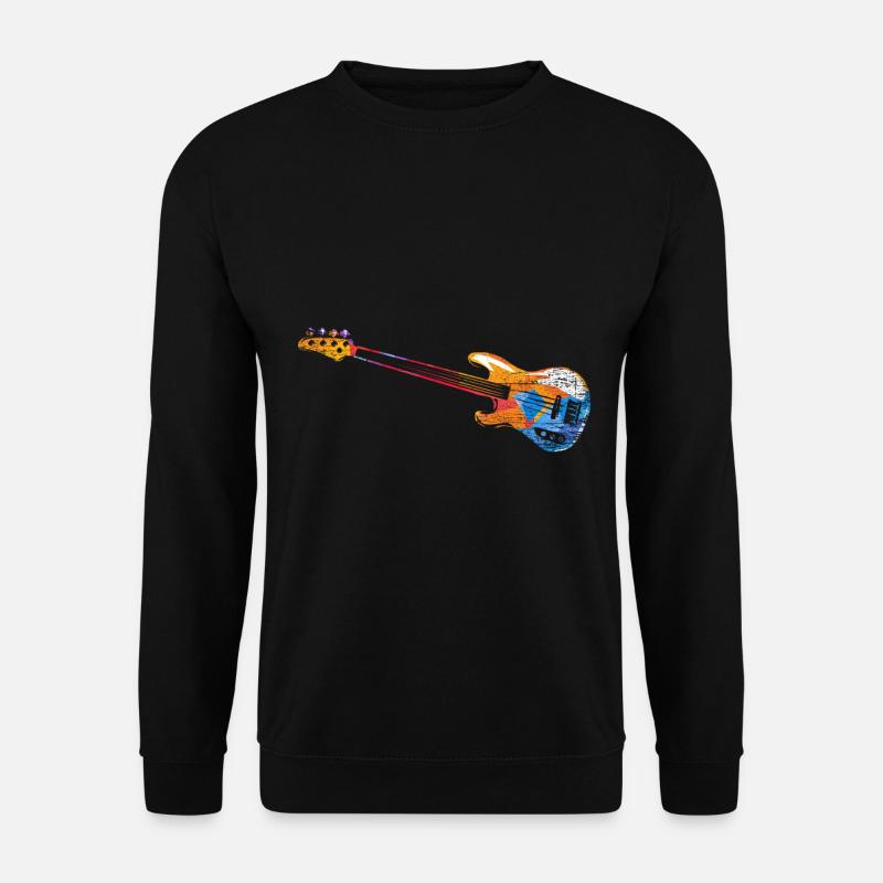 E-Bass Guitars Gift - Unisex Sweatshirt - black