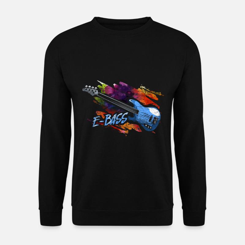 E-Bass Geschenk - Unisex Pullover - Schwarz