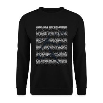 Vol à voile - Sweat-shirt Unisexe - noir - Devant - Alina (178cm) & Michal (187cm)