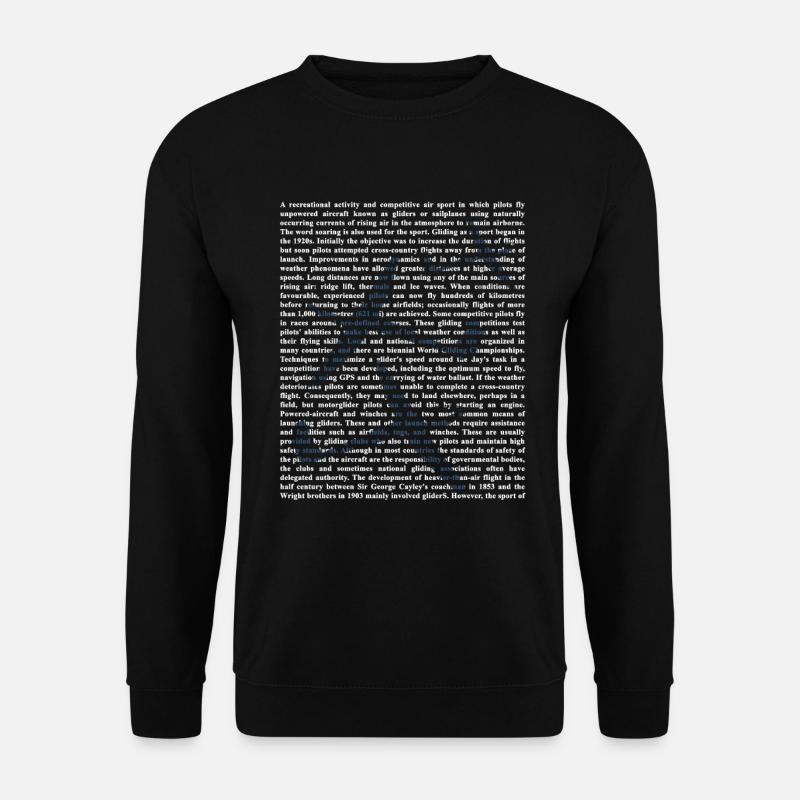 Vol à voile - Sweat-shirt Unisexe - noir
