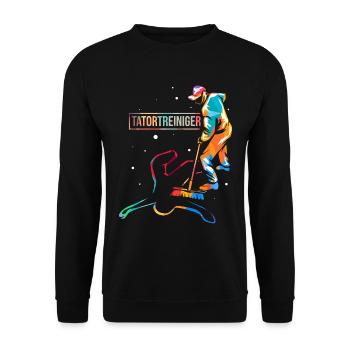 Tatortreiniger - Unisex Pullover - Schwarz - Vorne - Alina (178cm) & Michal (187cm)