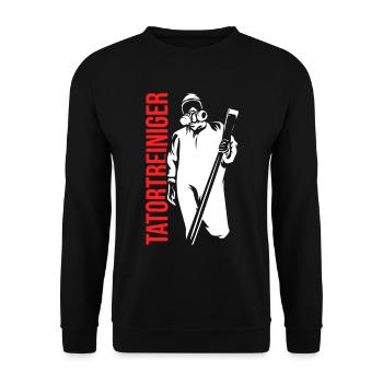 Tatortreiniger - Unisex Pullover - Schwarz - Vorne - Alina (178cm) & Michal (187cm)