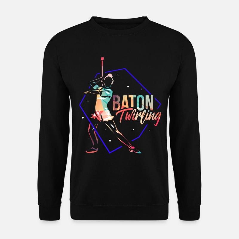 Baton Twirling - Unisex Sweatshirt - black