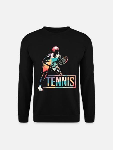 Tennis Sport Cadeau - Sweat-shirt Unisexe - noir