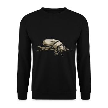 Gelbrandkäfer - Unisex Pullover - Schwarz - Vorne - Alina (178cm) & Michal (187cm)