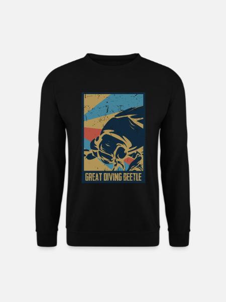 Brown beetle gift - Unisex Sweatshirt - black