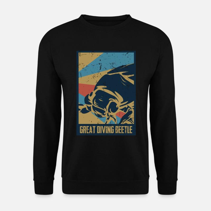 Brown beetle gift - Unisex Sweatshirt - black